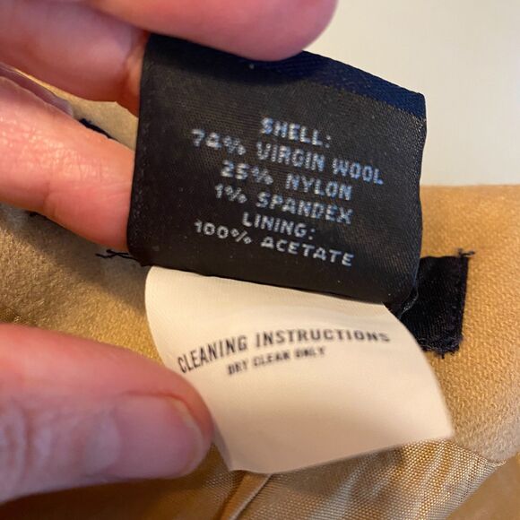 Gap Virgin Wool Low Rise Flare Leg Trousers Size O 28x30" - Picture 4 of 13